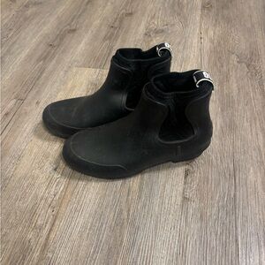UGG Black Chelsea Rain Booties